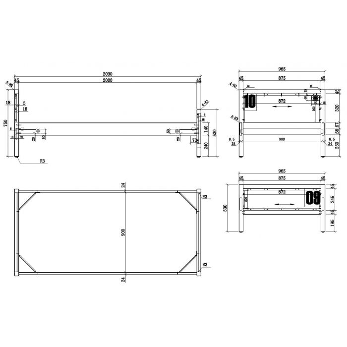 Set Alex (AXBE9019 + LB200F1 + AXNA2219)