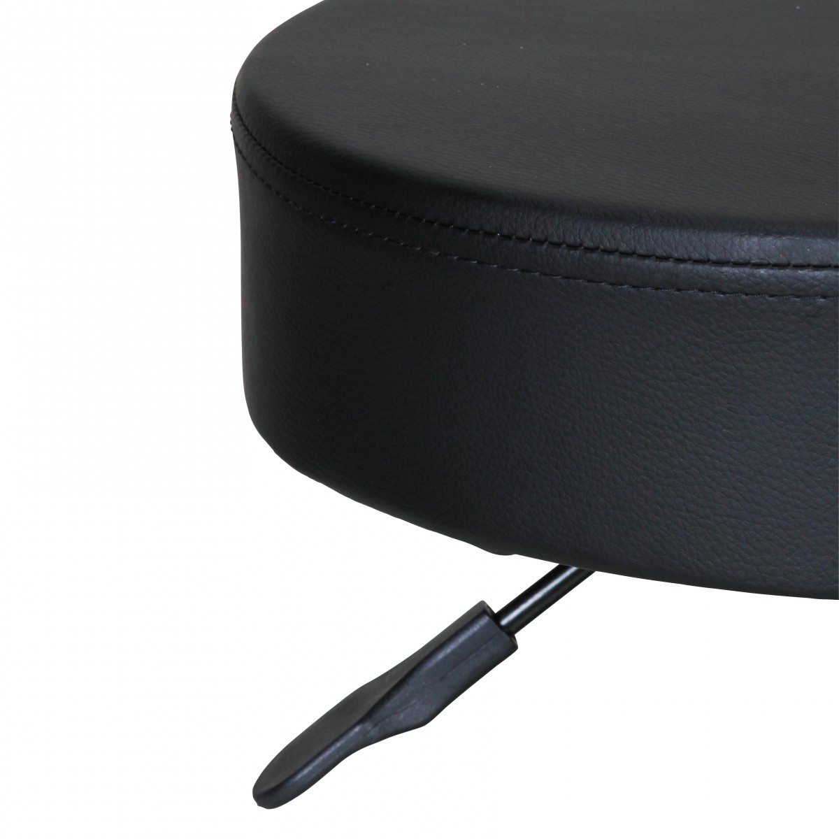 Tabouret Leon S Tabouret de Travail Design Simili Cuir Noir