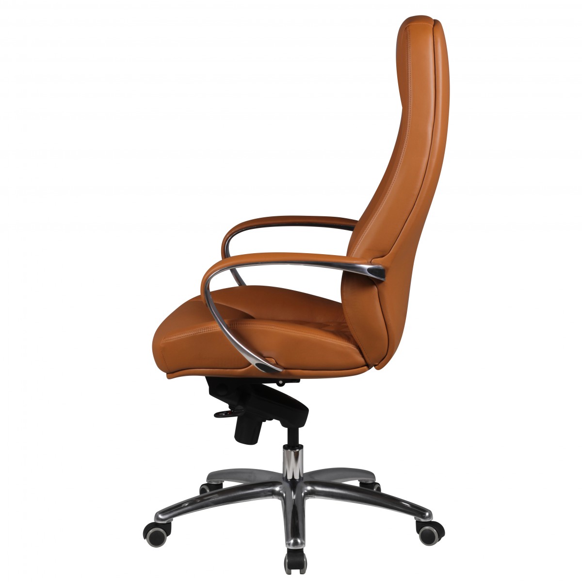 Chaise de Bureau Austin Cuir Véritable Caramel