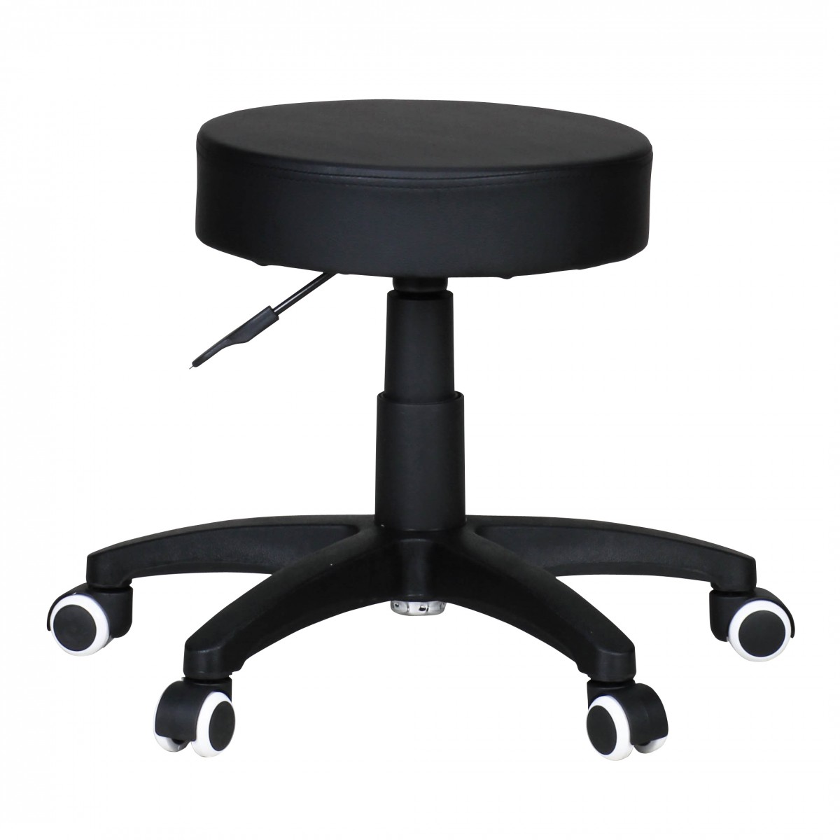 Tabouret Leon S Tabouret de Travail Design Simili Cuir Noir