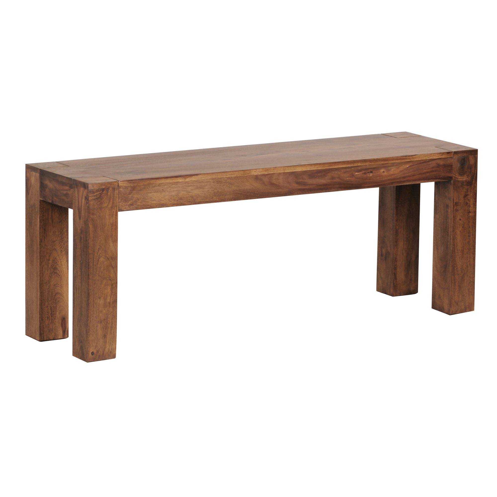 Banc de salle à manger mumbai bois massif sheesham 120 x 45 x 35 cm banc en bois produit naturel banc de cuisine de style maison de campagne