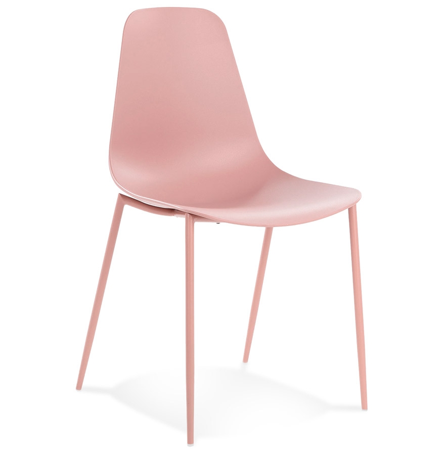 Alterego chair FELIZ frame colour pink seat pink