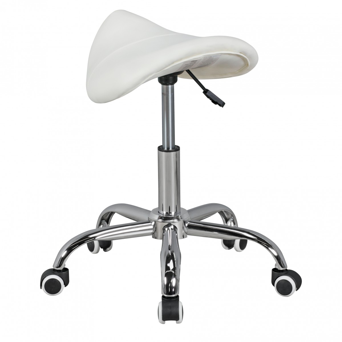 Tabouret selle Curve blanc réglable en hauteur