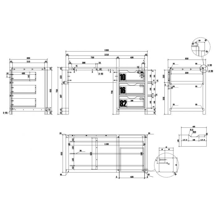 Set Alex (AXNA2219 + AXBE9019 + AXRB9019 + AXBU1319 + AXKL1319)