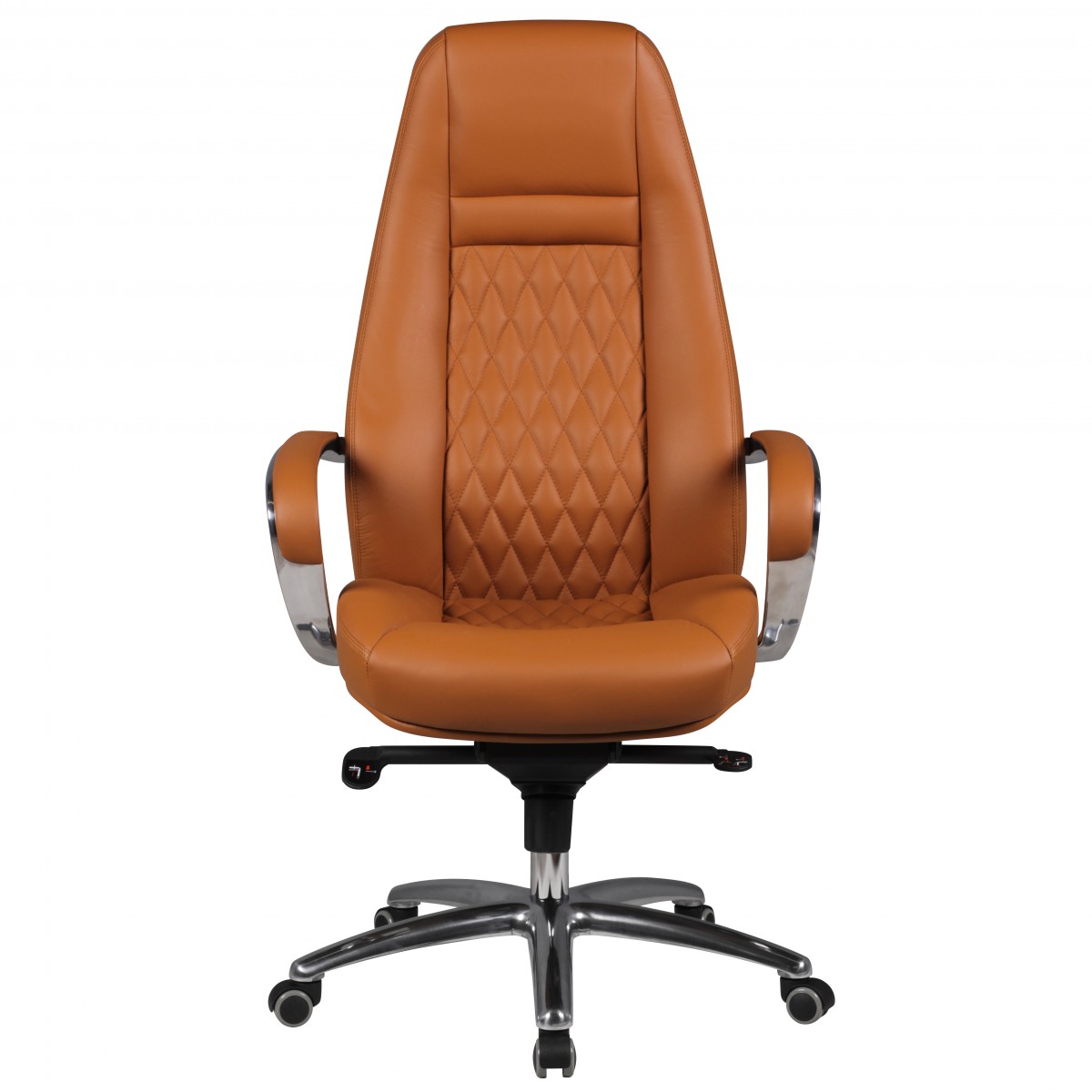 Chaise de Bureau Austin Cuir Véritable Caramel