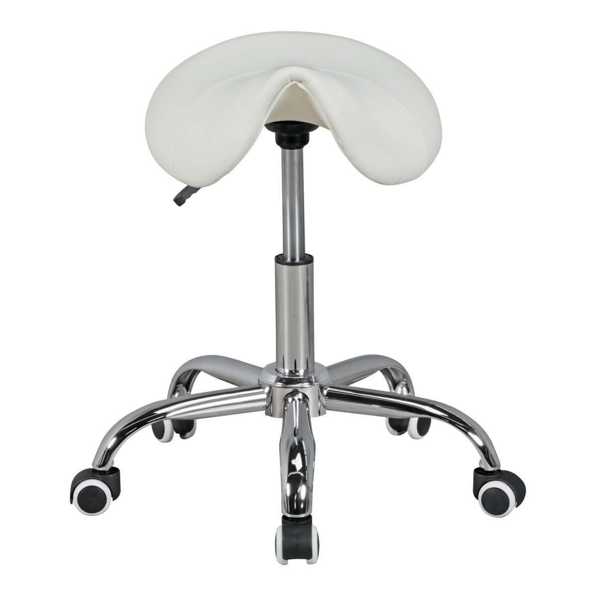 Tabouret selle Curve blanc réglable en hauteur