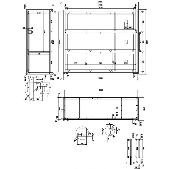 Amori 3 door wardrobe *