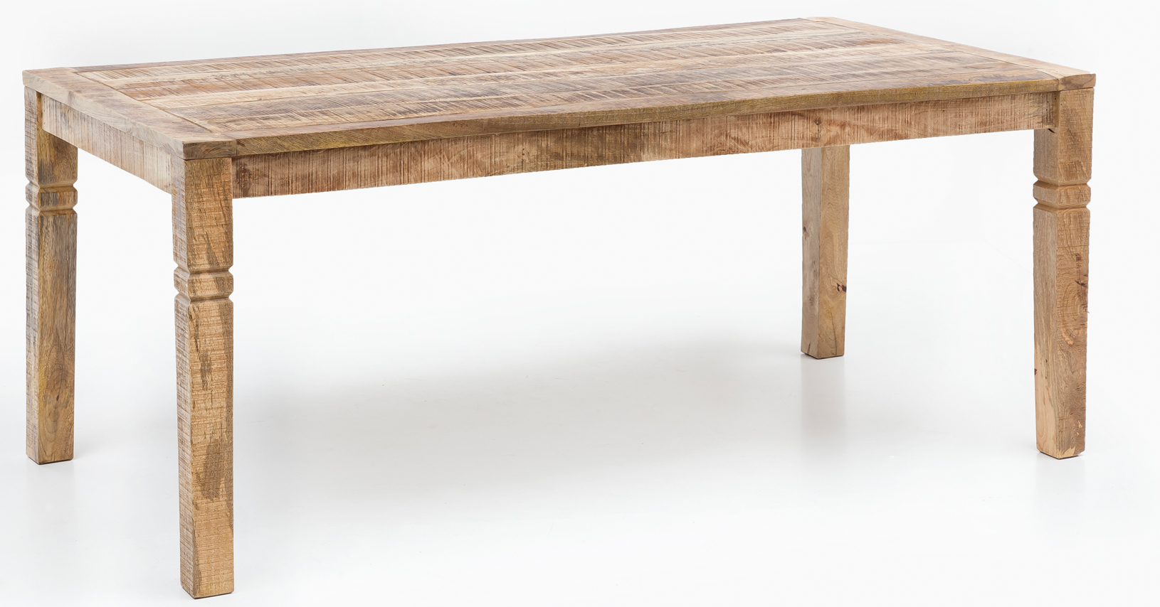 Esszimmertisch wl5.078 braun 120 x 76 x 70 cm mango massivholz, design landhaus esstisch massiv, tisch für esszimmer rechteckig, küchentisch für 4-6 personen, holztisch rustikal groß