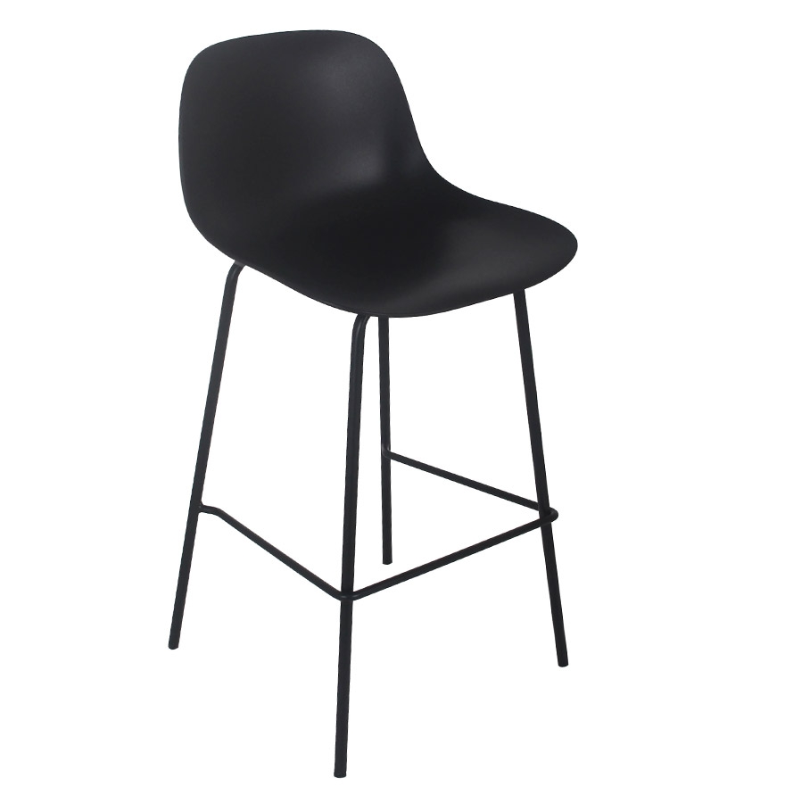 Alterego Bar Stool GRANO MINI Seat Black