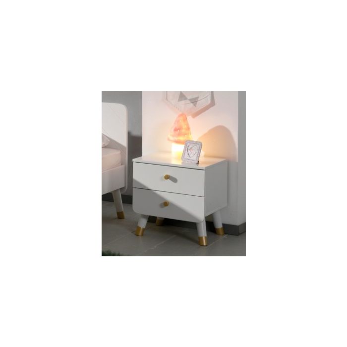 Billy nightstand satin white