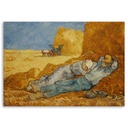 Cadre en mdf et toile avec reproduction de la sieste de van gogh feeby-02