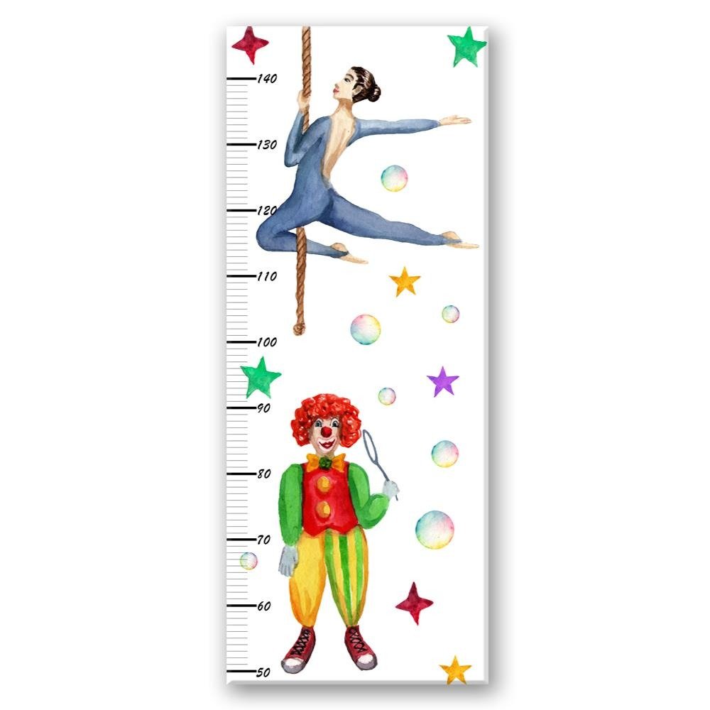 Cadre avec mètre pour mesurer la hauteur des enfants de 40 cm en mdf avec dessin de danseuse feeby-02