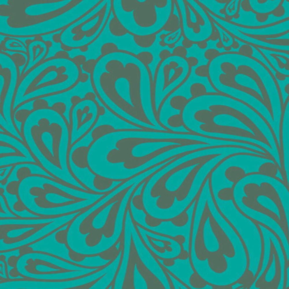 Paravent à deux faces 180 cm fabriqué en mdf et toile avec décor turquoise feeby-02