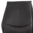 Chaise de bureau Oxford 2 cuir véritable noir appui-tête ergo_05