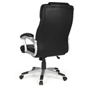 Chaise de bureau Madrid simili cuir noir ergonomique avec appui-tête_04