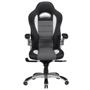 Housse de chaise de bureau Racing en simili cuir noir_01