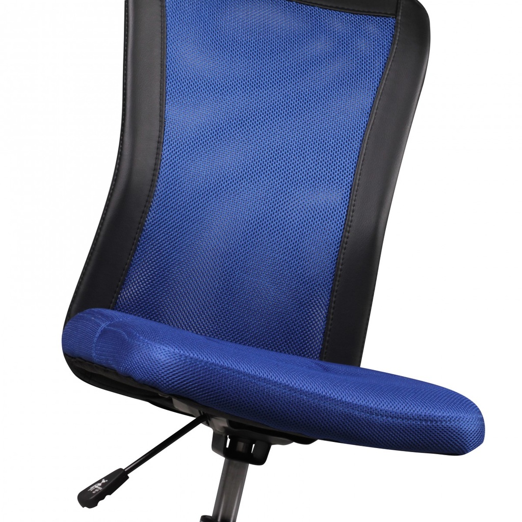 Chaise de bureau pour enfant LUKAS bleu pour enfants à partir de 6 ans avec dossier et roulettes souples_05