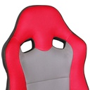 Chaise de bureau enfant SPEEDY rouge/gris pour enfants à partir de 8 ans avec dossier et roulettes pour sols durs_06