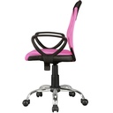 Chaise de bureau enfant KiKa noir rose pour enfants à partir de 6 ans avec dossier_04