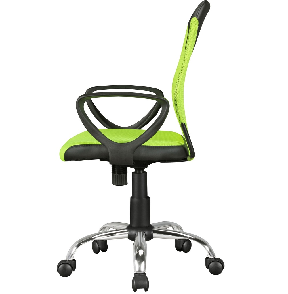 Chaise de bureau enfant KiKa noir citron vert pour enfants à partir de 6 ans avec dossier_04