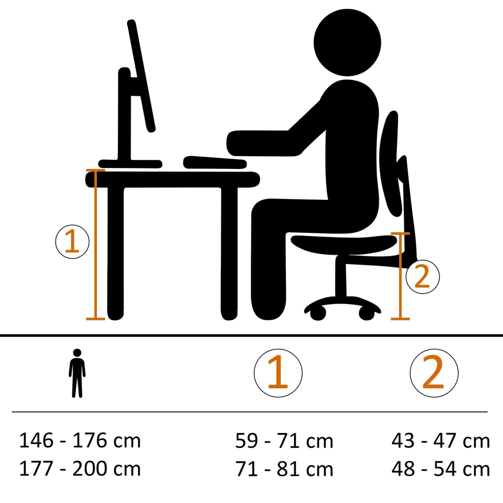 Chaise de bureau simili cuir noir, avec accoudoirs rabattables et dossier haut_09