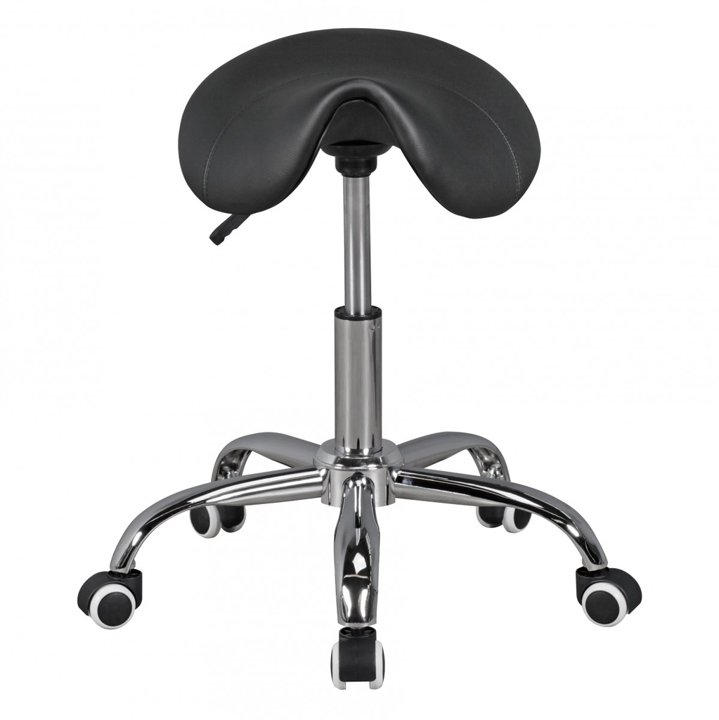 Tabouret selle Curve noir réglable en hauteur_01