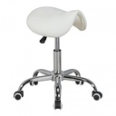 Tabouret selle Curve blanc réglable en hauteur_01