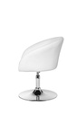 Fauteuil de Relaxation Design Simili Cuir Blanc_03