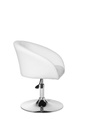 Fauteuil de Relaxation Design Simili Cuir Blanc_06