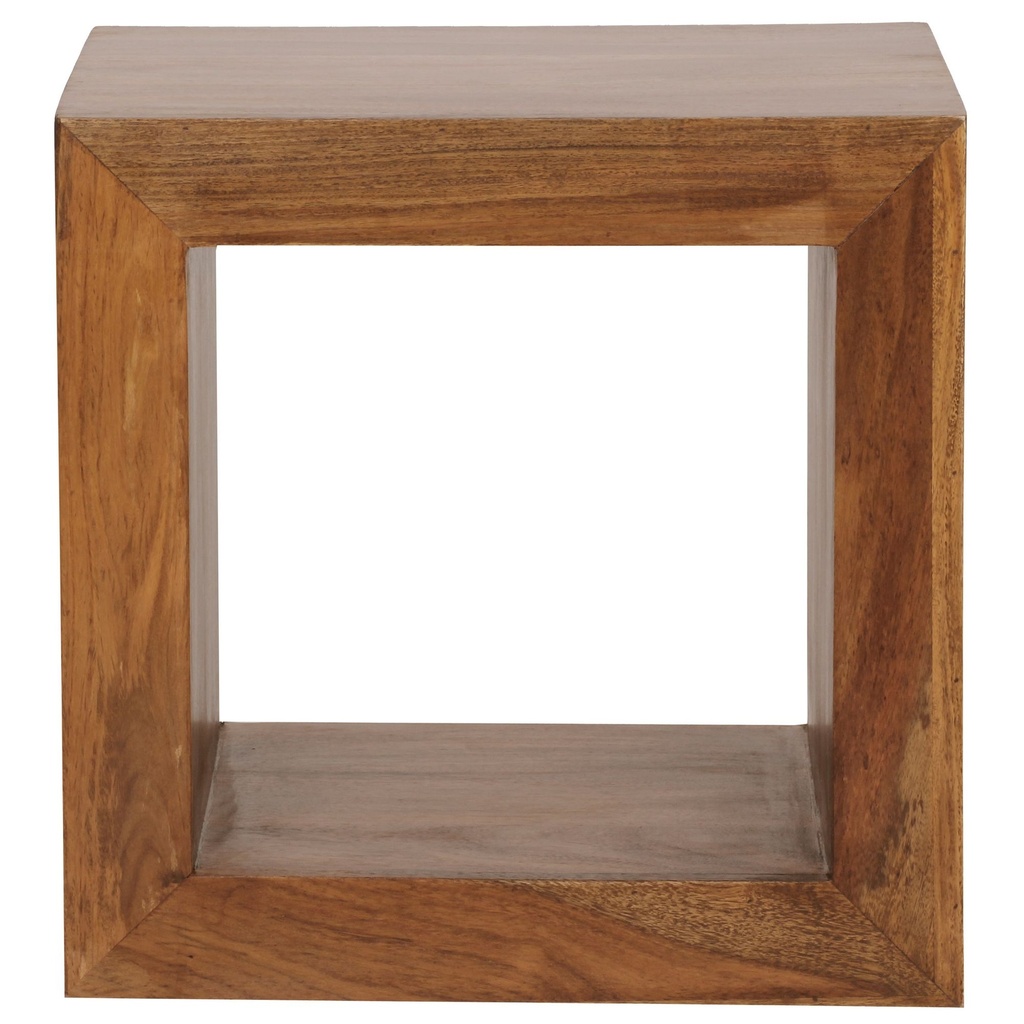 Étagère sur pied MUMBAI en bois de Sesham massif 44 cm de haut, étagère design en bois produit naturel_06