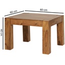 Table basse MUMBAI en bois de Sesham massif 60 cm de large design marron foncé style maison de campagne_03