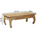 Table basse OPIUM en bois d'acacia massif 110 cm de large design produit naturel style maison de campagne_03