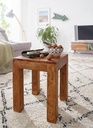 Table d'appoint MUMBAI en bois de Sesham massif 35 x 35 cm, design style maison de campagne marron foncé_02