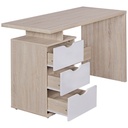 Bureau SAMO 120 x 76 x 53 cm avec 3 tiroirs en blanc Sonoma_08