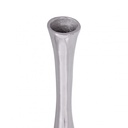 Vase décoratif grande BOTTLE S aluminium moderne avec 1 ouverture en argent, grand vase à fleurs en aluminium fait main, grand vase décoratif pour fleurs_03