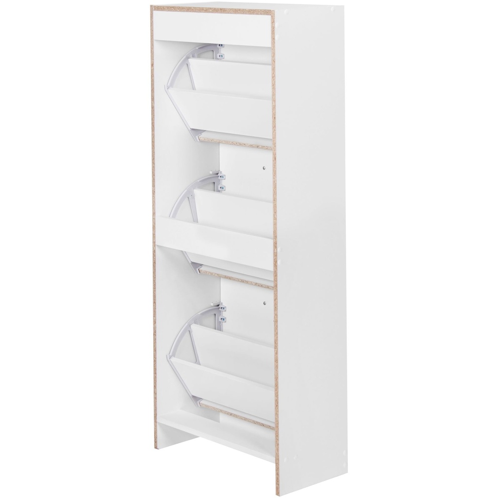 BELLA armoire à chaussures avec 3 compartiments rabattables, 125 cm, pour 18 paires_07