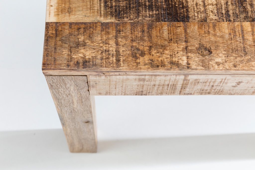 Table basse RUSTICA 60 x 60 x 47 cm bois de manguier naturel massif_05