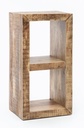 Étagère sur pied RUSTICA en bois de manguier massif 90 x 45 x 35 cm 2 étagères_07