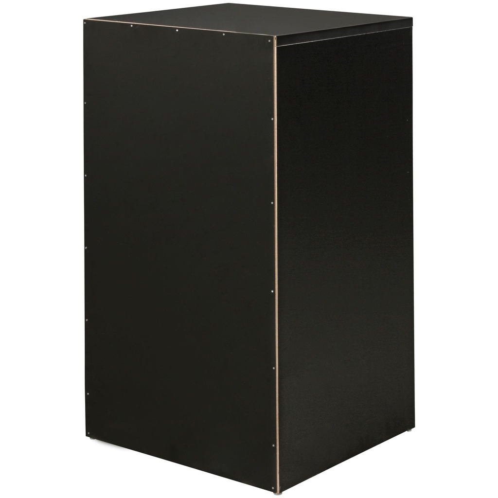 Console de nuit OLAV bois moderne avec 3 tiroirs noir, 37,5 x 68 x 35 cm_03