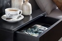 Console de nuit DREAM pour montage mural 46x15x30cm noir_05