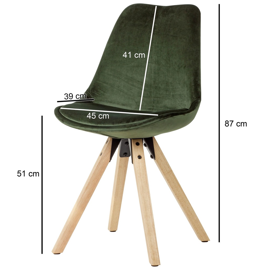 Soft dining chair set de 2 sans accoudoirs en vert_03