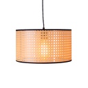 Lampe suspendue en rotin Clover