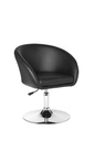 Fauteuil de Relaxation Design Simili Cuir Noir