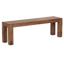 Banc de salle à manger MUMBAI en bois de Sesham massif 160 x 45 x 35 cm