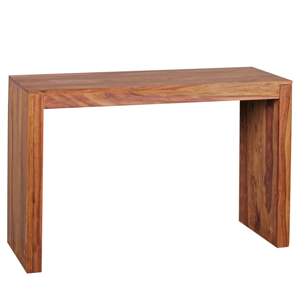 Table console MUMBAI console en bois massif Sheesham 115 x 40 cm style maison de campagne, bois naturel moderne