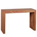 Table console MUMBAI console en bois massif Sheesham 115 x 40 cm style maison de campagne, bois naturel moderne