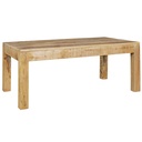 Table basse RUSTICA 110 x 60 x 47 cm bois de manguier naturel massif