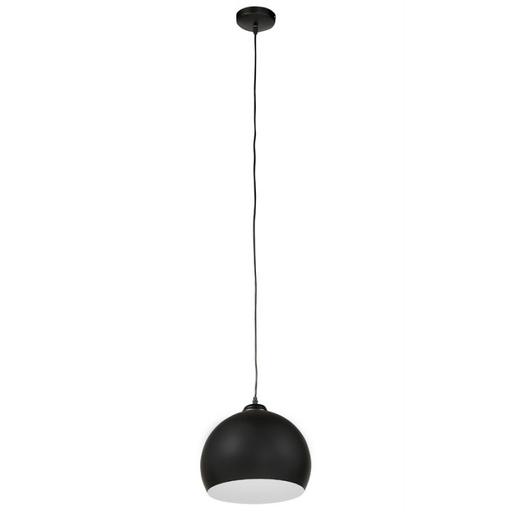 [A00137] Suspension ronde noire Sunny