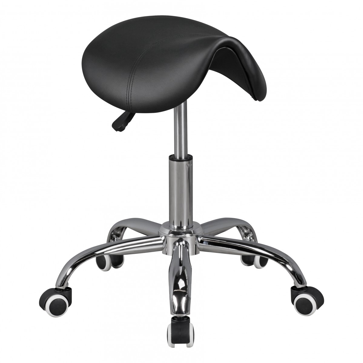 [A09523] Tabouret selle Curve noir réglable en hauteur