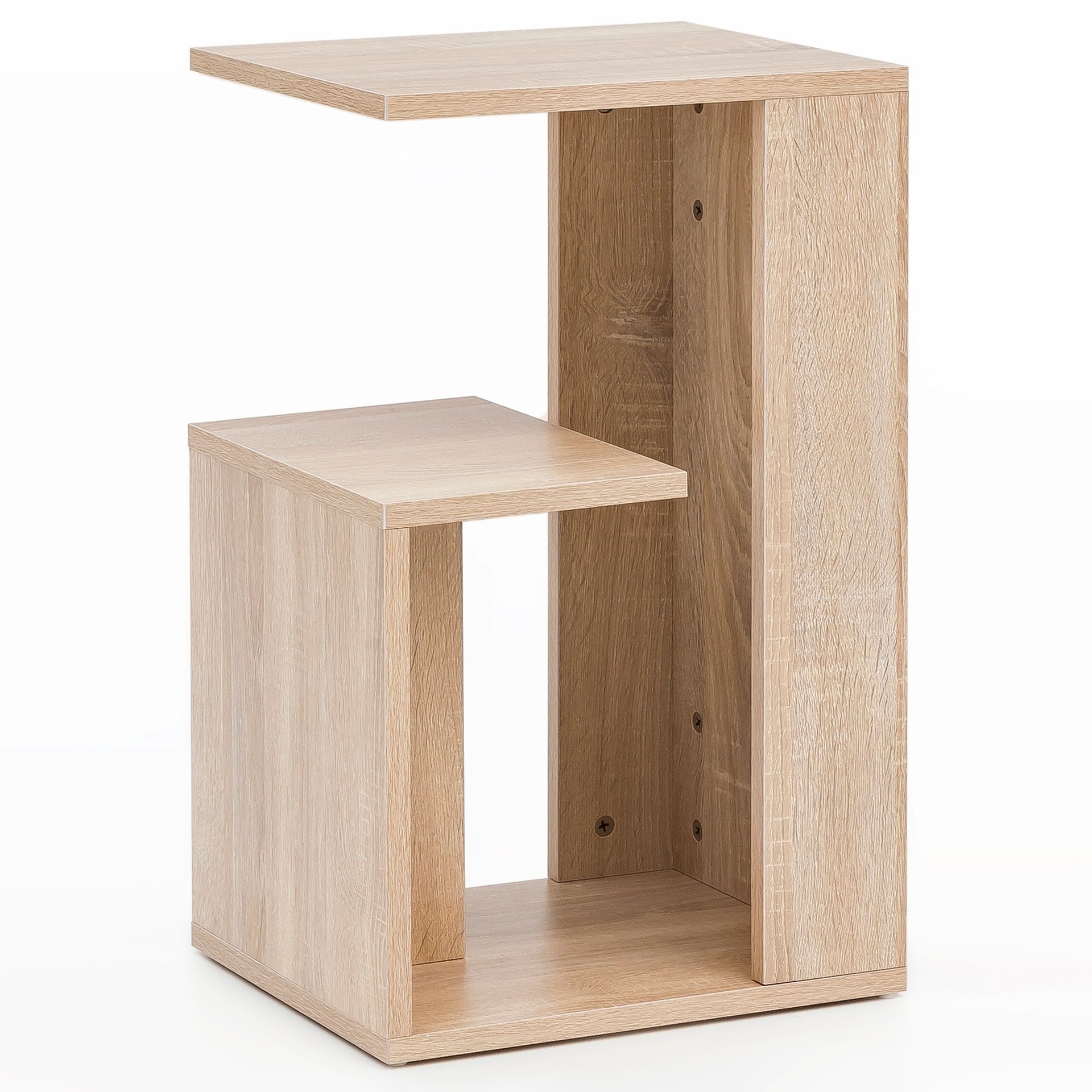 [A09894] Table d'appoint 35 x 29,5 x 60 cm bois design Sonoma